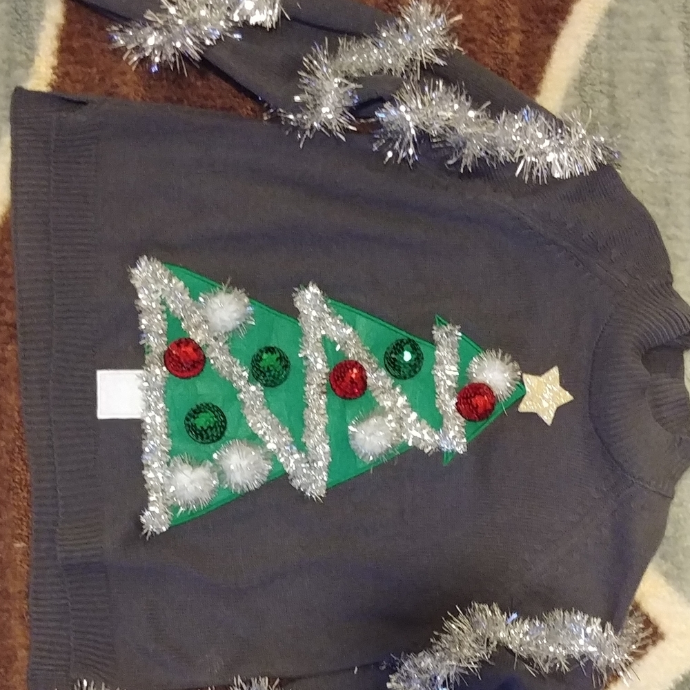Ugly christmas tree sweater
